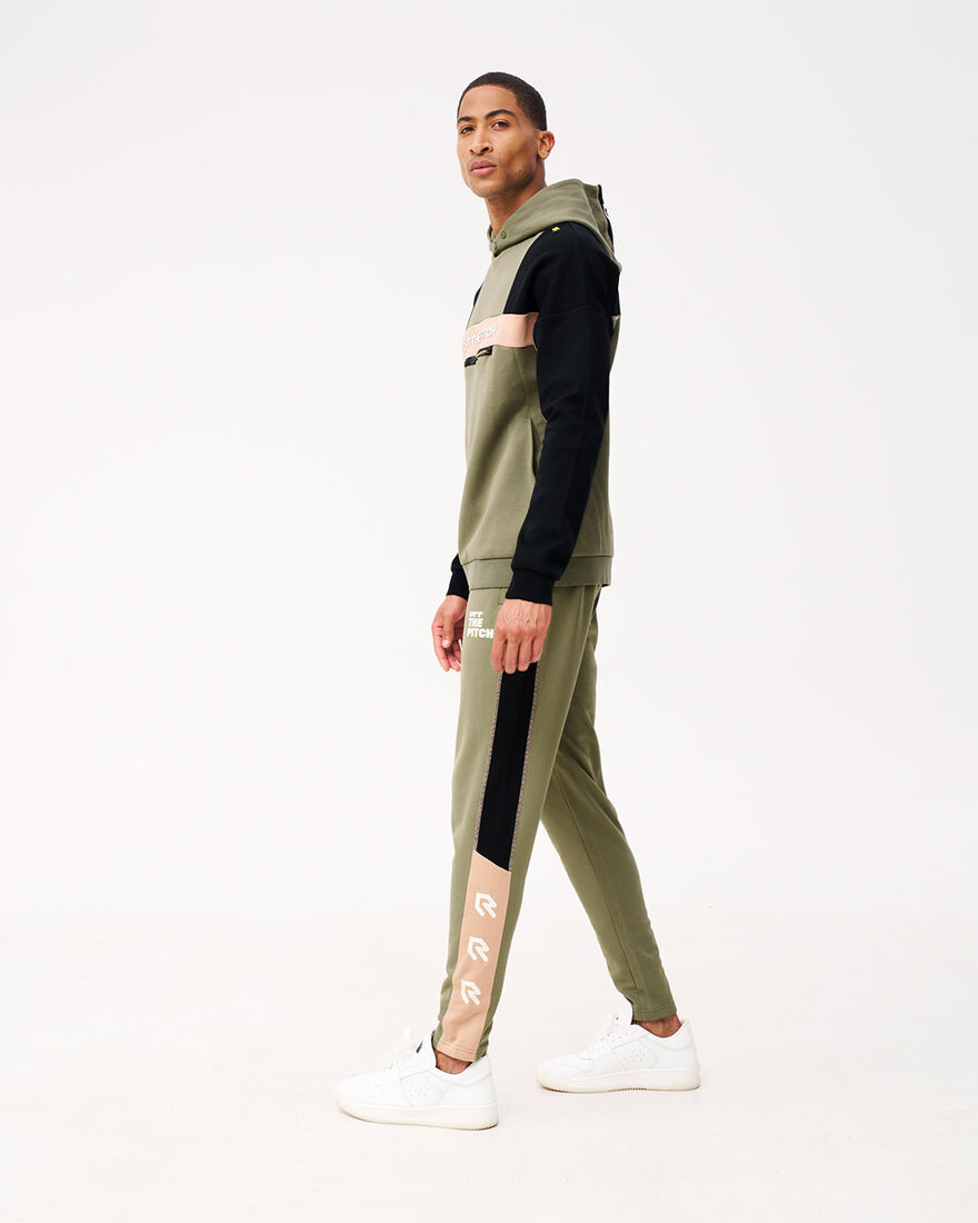OTP x ROBEY Héctor Half Zip Track Pants, Green, hi-res