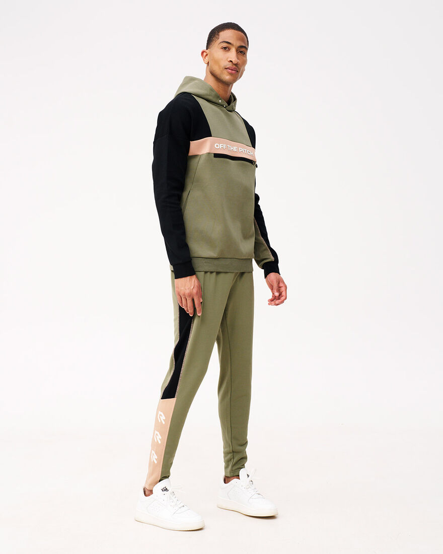 OTP x ROBEY Héctor Half Zip Track Pants, Green, hi-res
