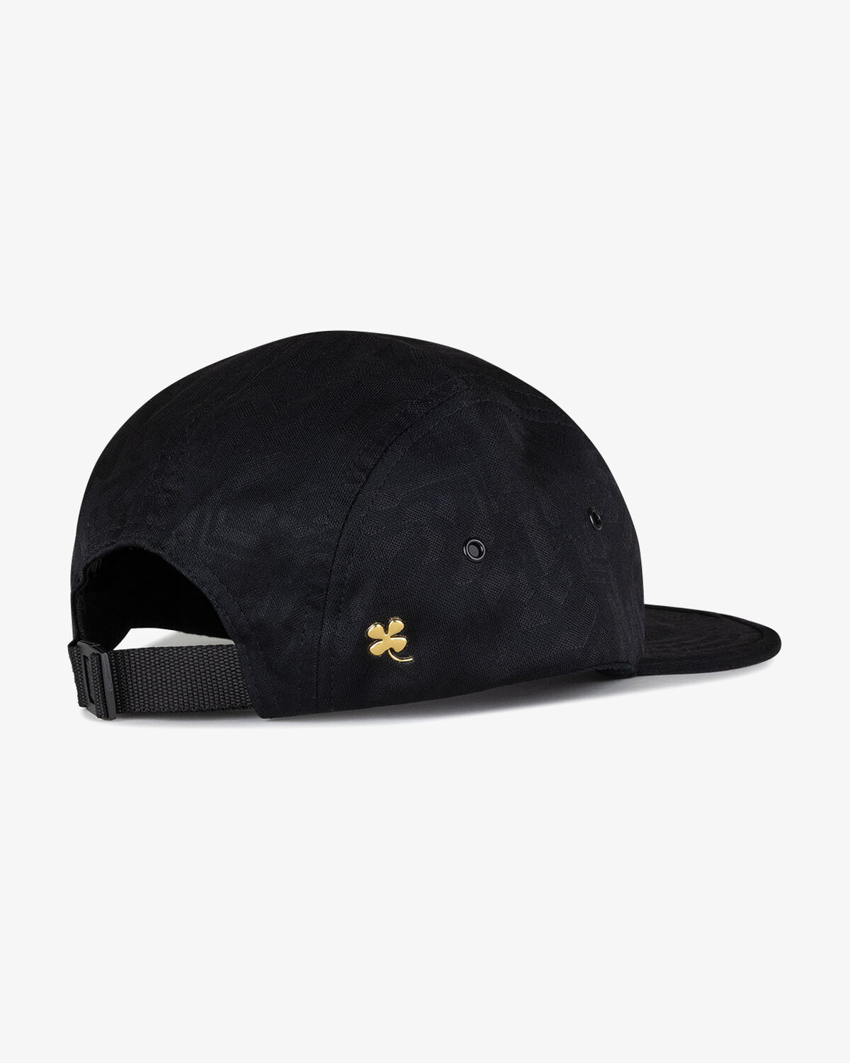 5 Panel Cap Jacquard, Black, hi-res