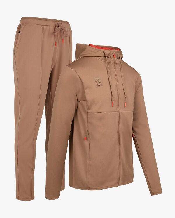 Off Pitch Scuba Tracksuit Brown
