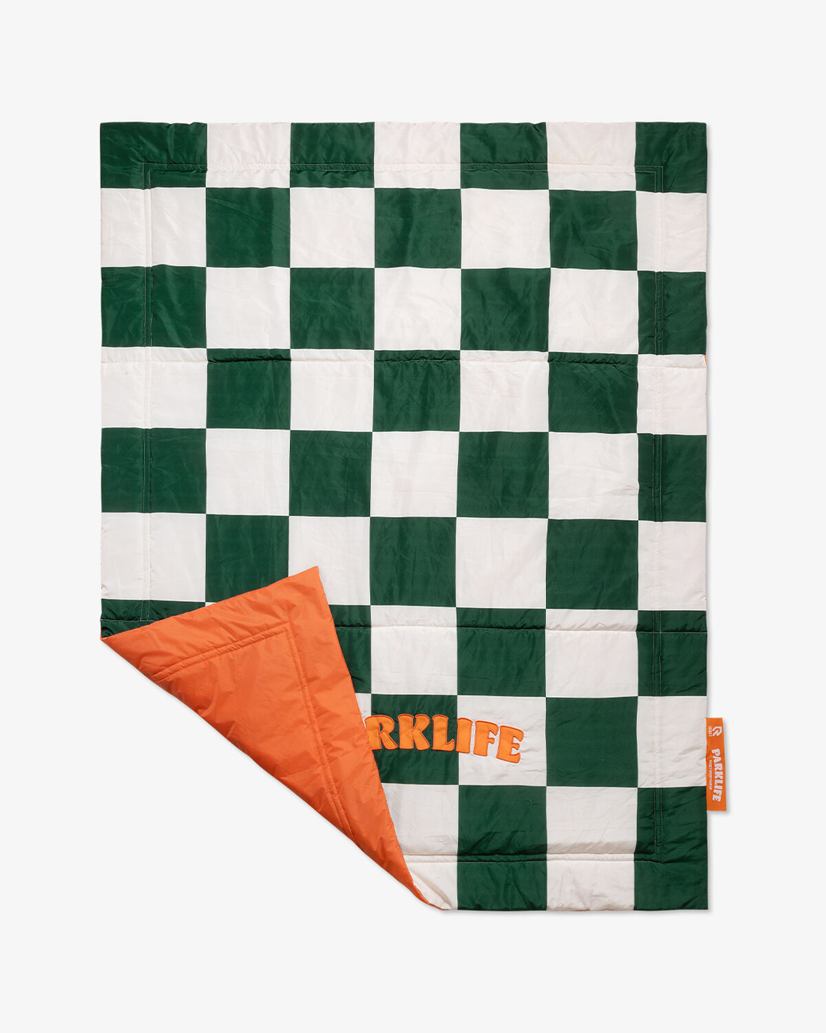 Parklife Picnic Blanket, White/Dark Green, hi-res