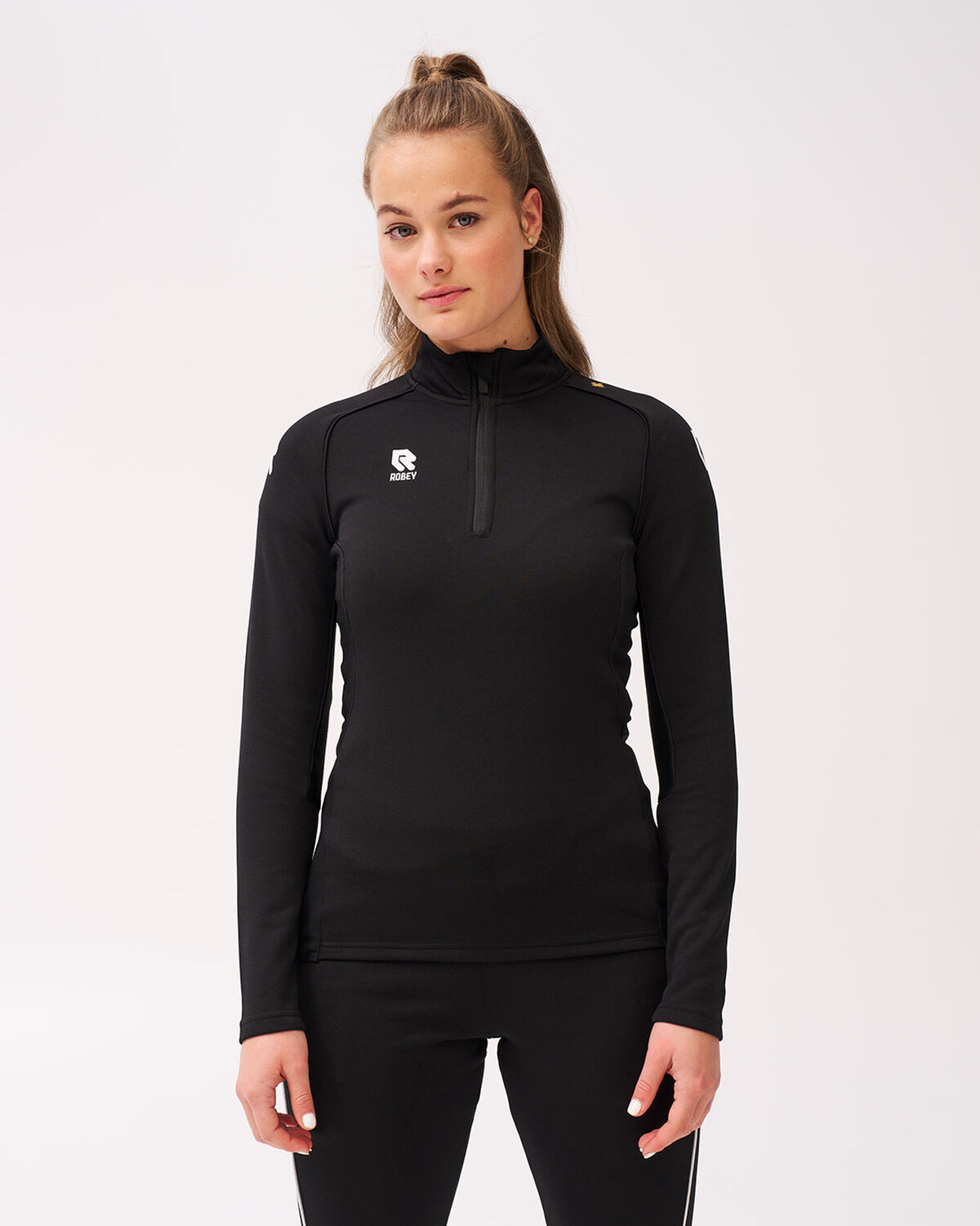 Women's Forward Jacket Half-Zip, Black, hi-res