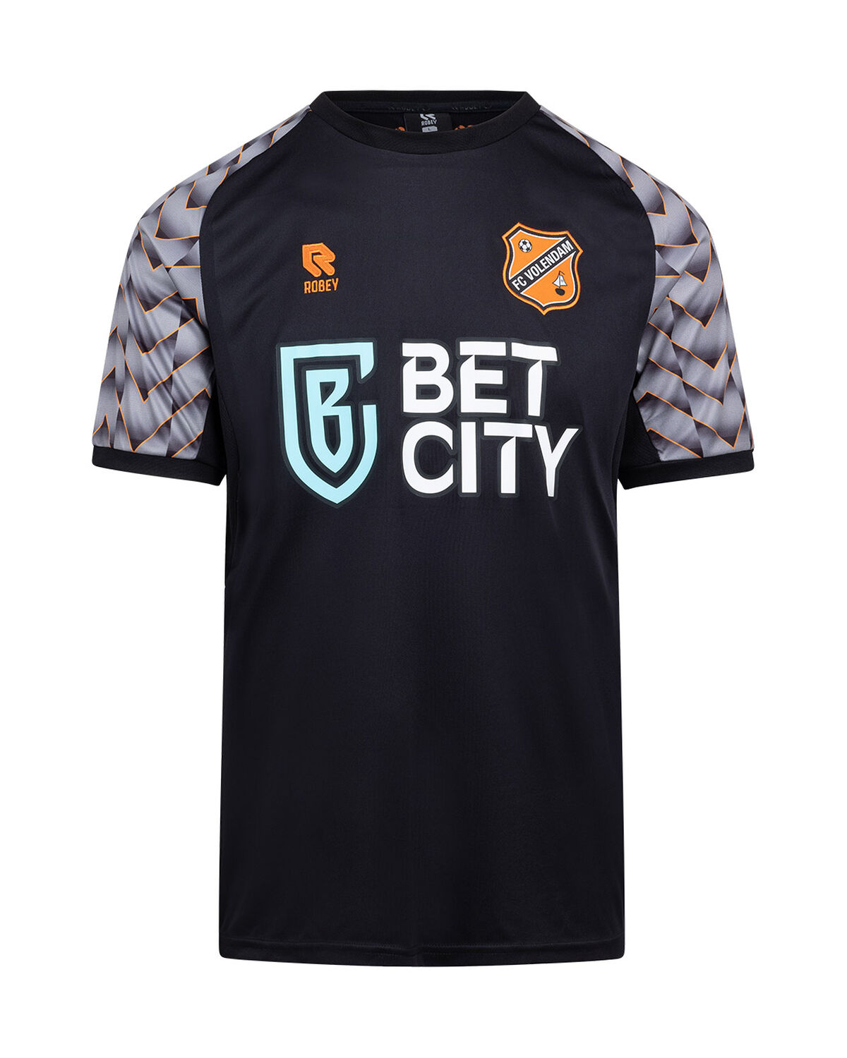 FC Volendam Performance Shirt 22/23, Black/Orange, hi-res