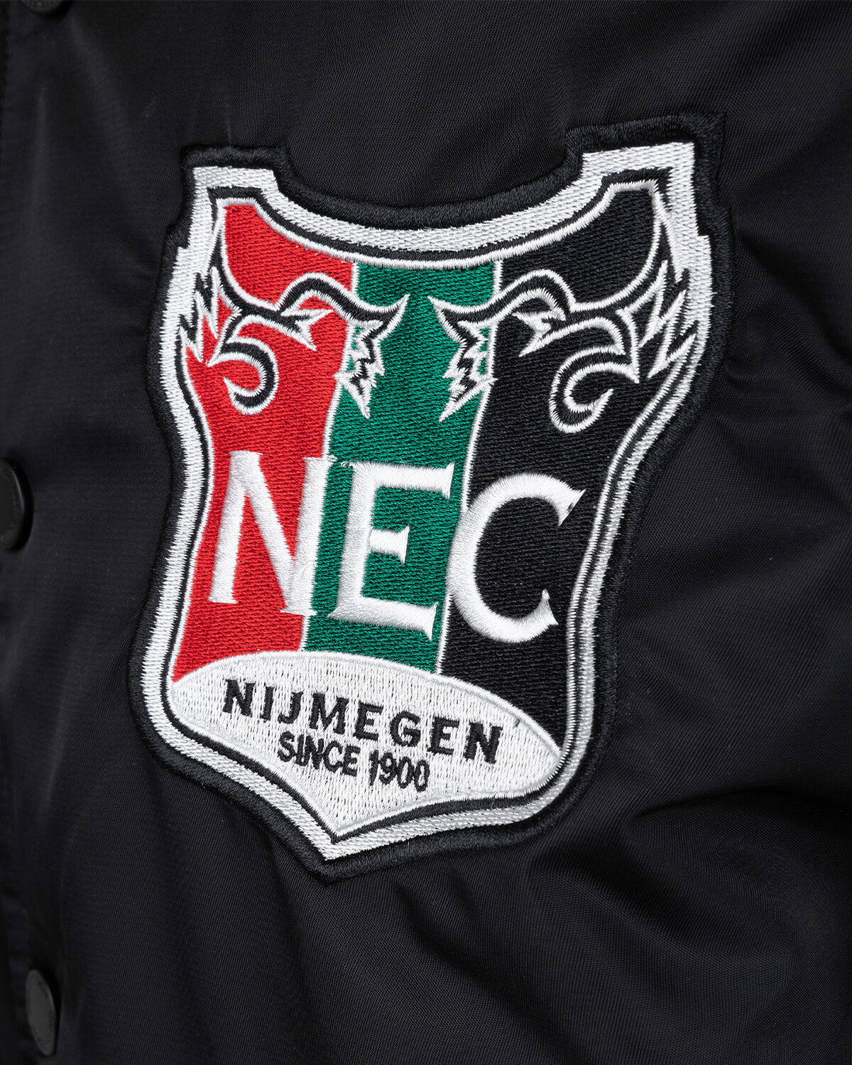 N.E.C. Varsity Jacket 23/24, Black, hi-res