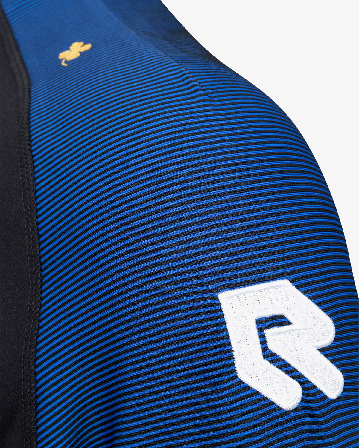 Performance Half-Zip Top, Black/Royal Blue, hi-res