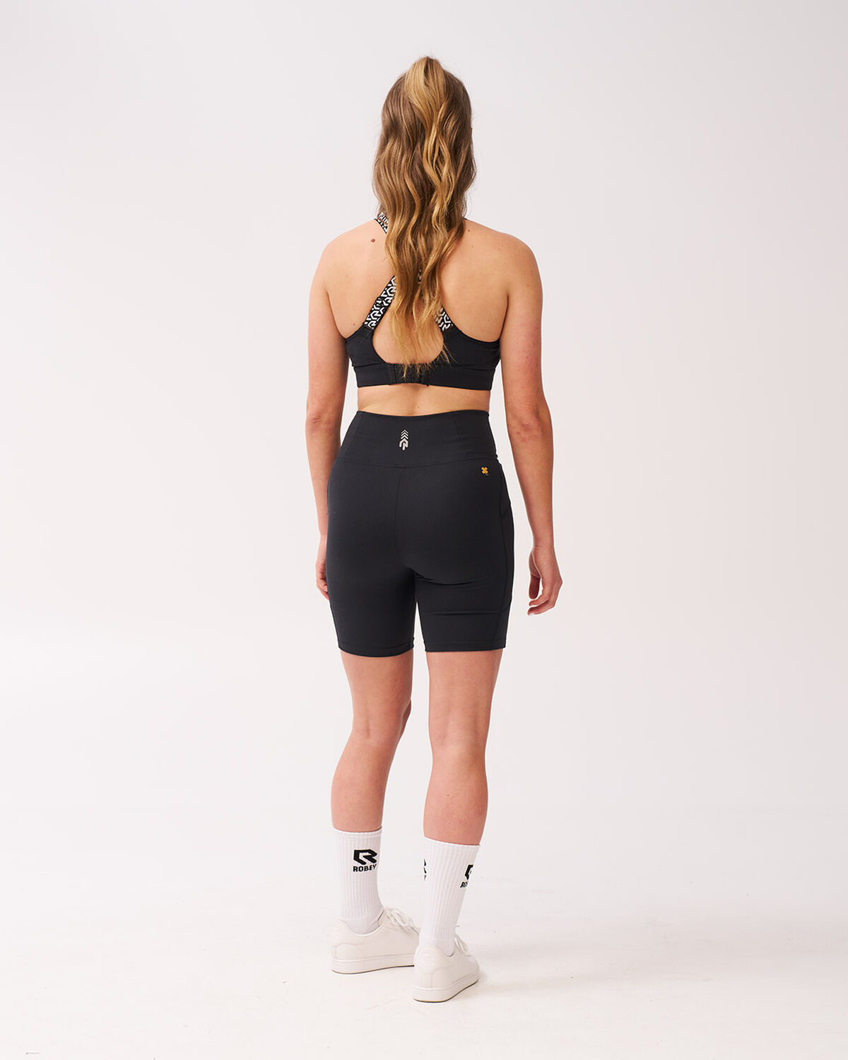 Women's Gym Biker, Black, hi-res