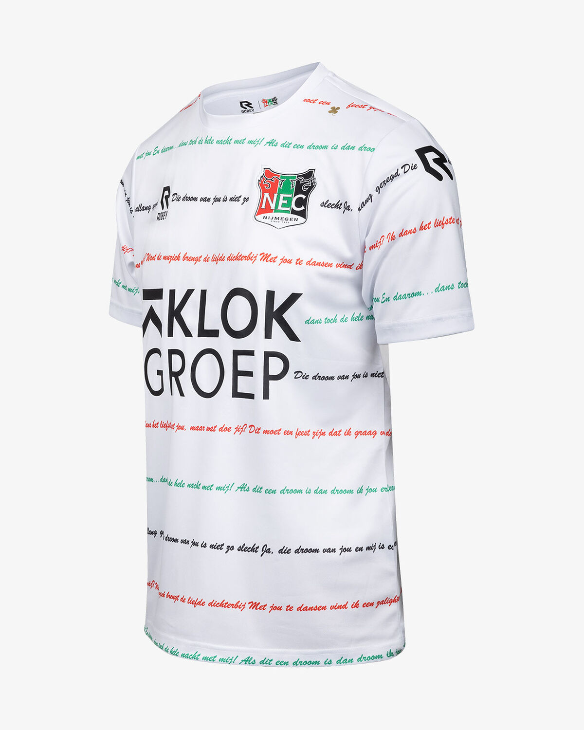 N.E.C. Bekerfinaleshirt Warming-Up, White, hi-res
