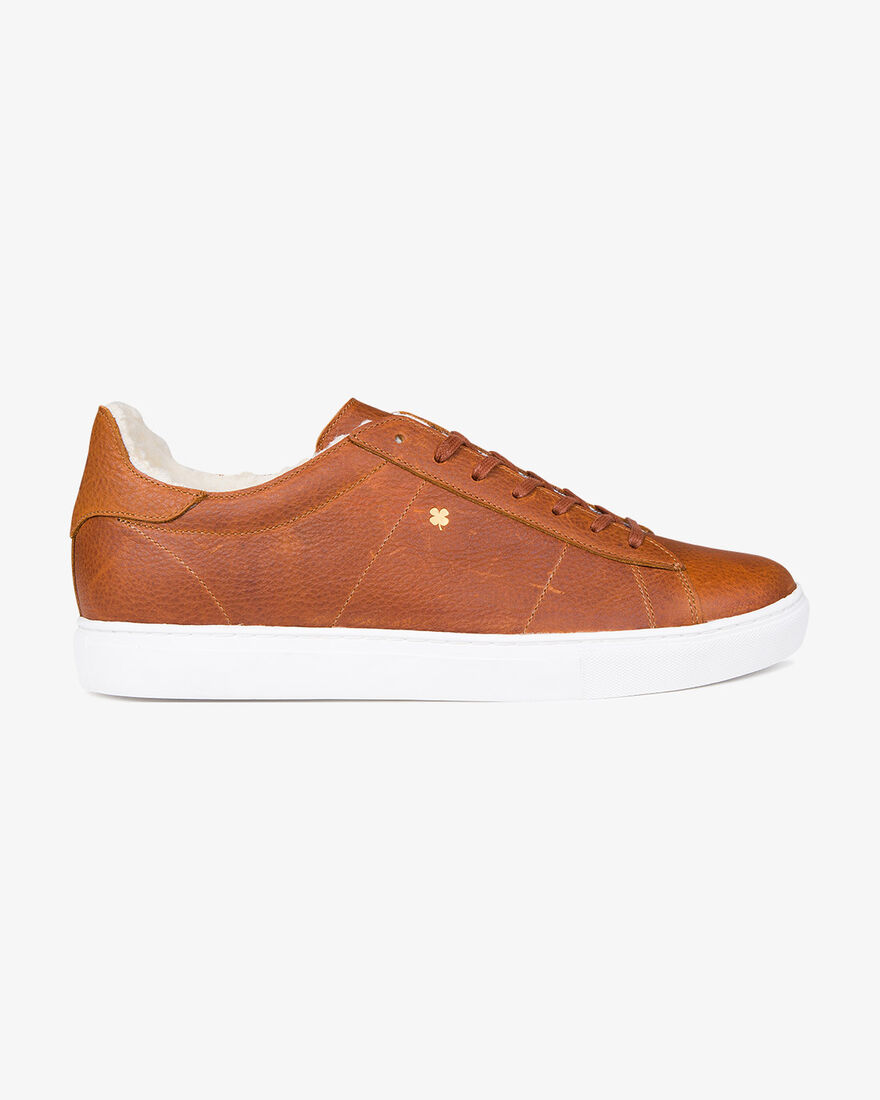 Adrien - Cognac - Leather, Black/Neon Pink, hi-res