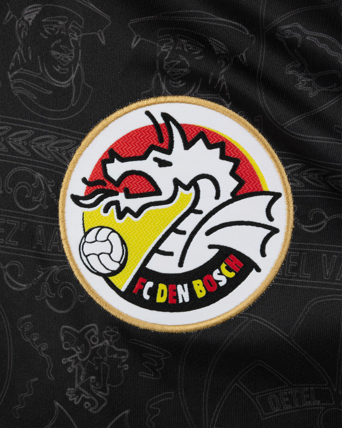 FC Den Bosch Oeteldonk Shirt 24/25 Kids, Black, hi-res