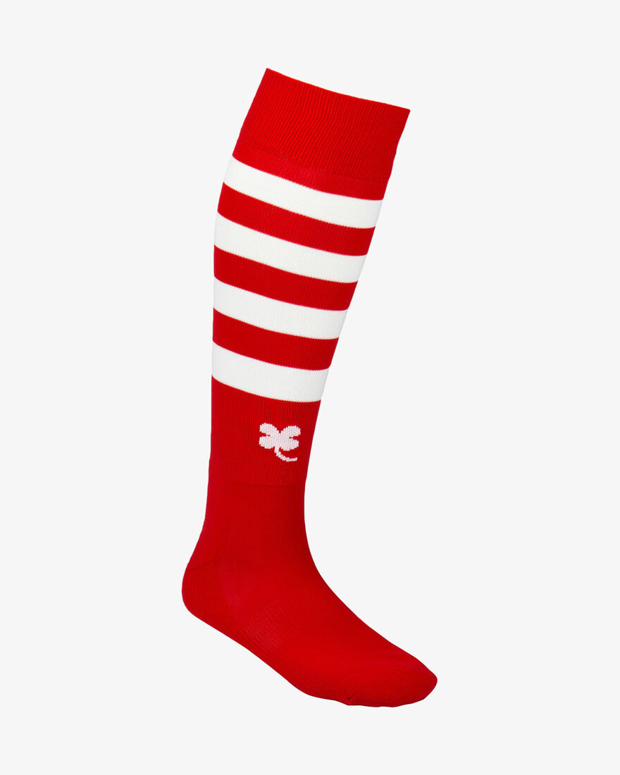 Ring Socks, Red/White Stripe, hi-res