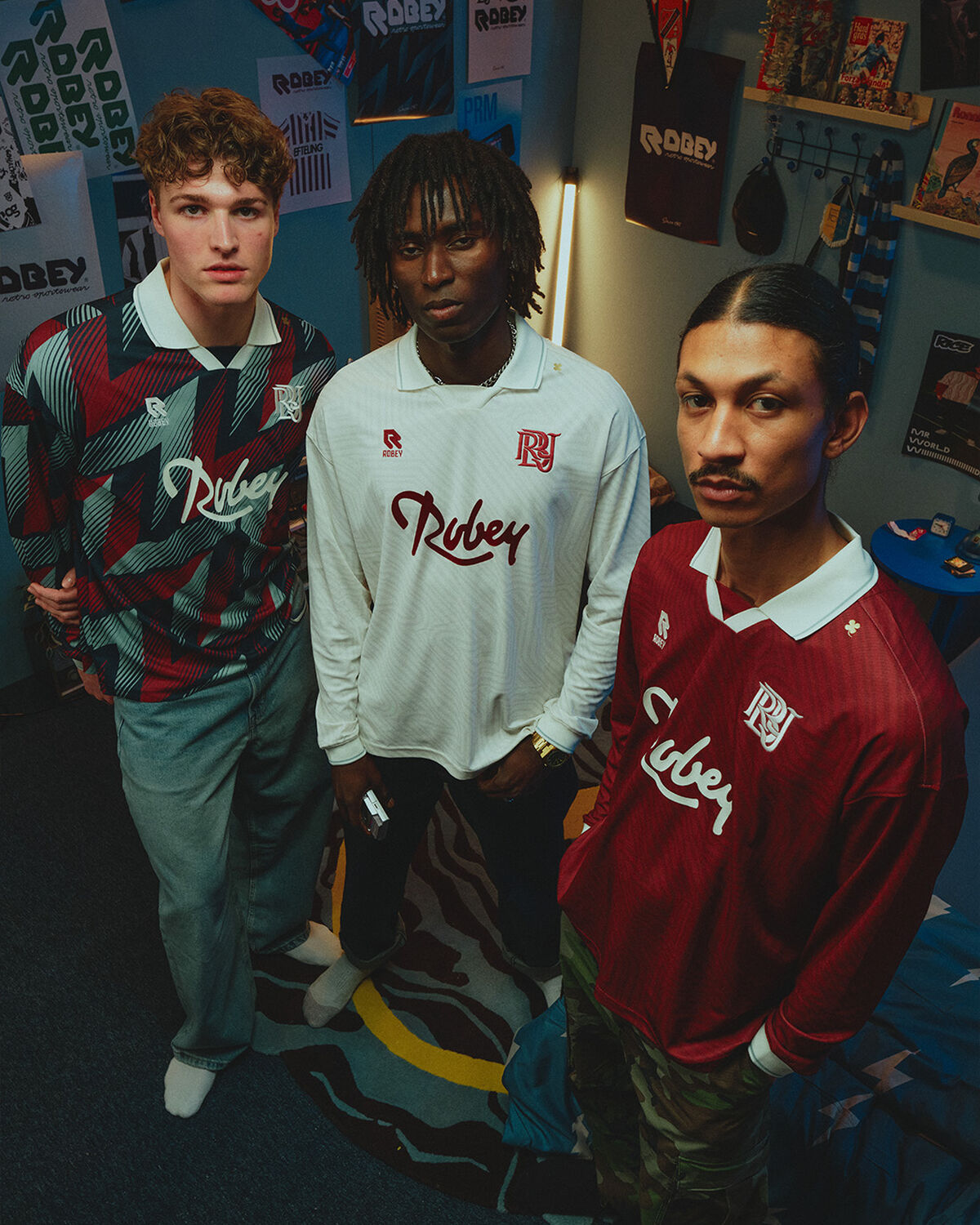 Robey Retro Away Shirt, Off White, hi-res
