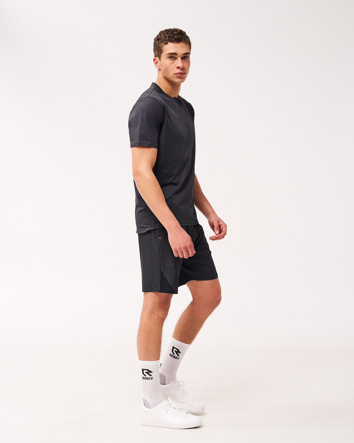 Progress Gym Shorts, Phantom Grey, hi-res