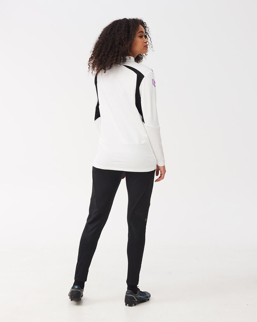 Playmaker Half-Zip Top, White, hi-res