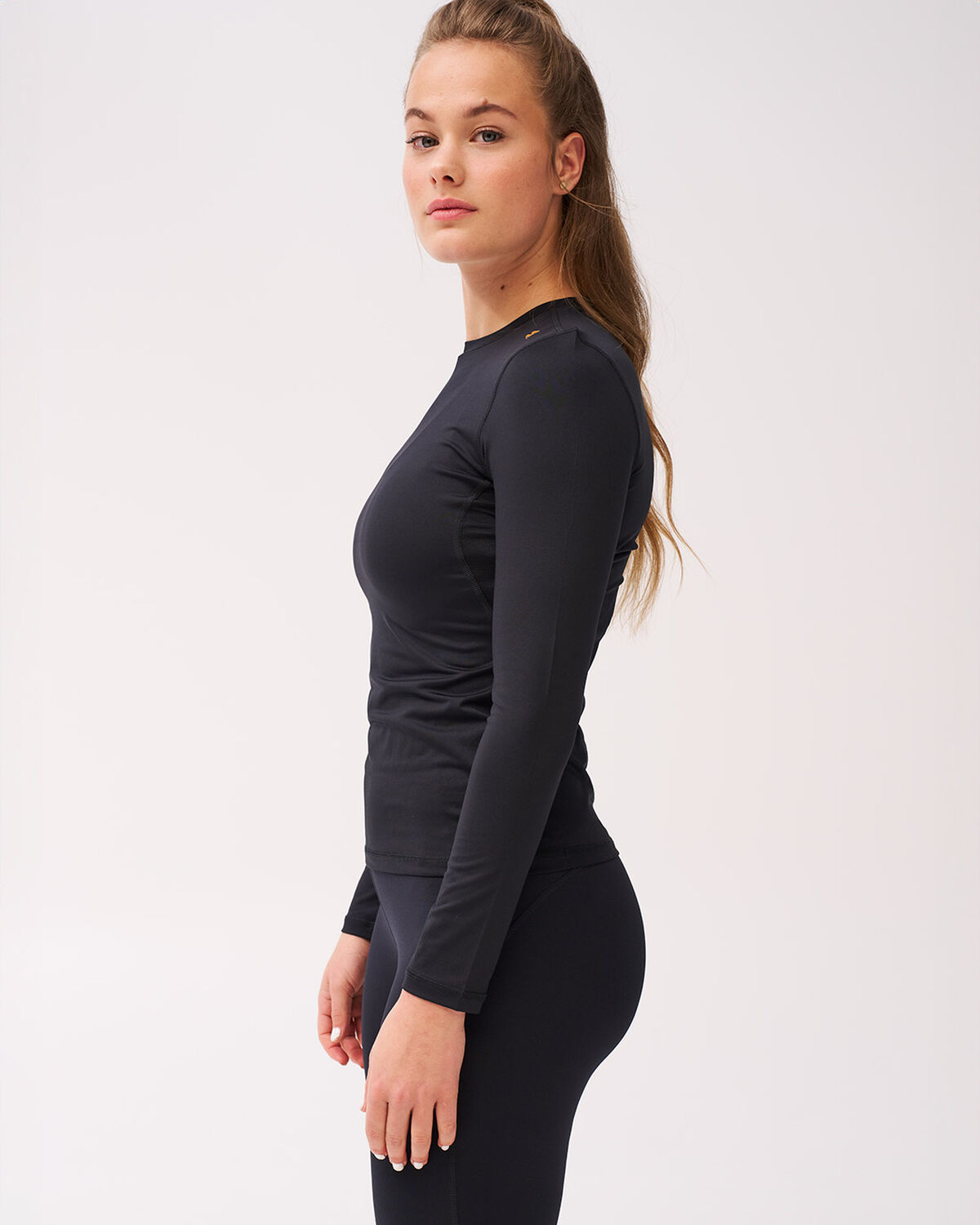 Women's Forward Baselayer Shirt, Black, hi-res