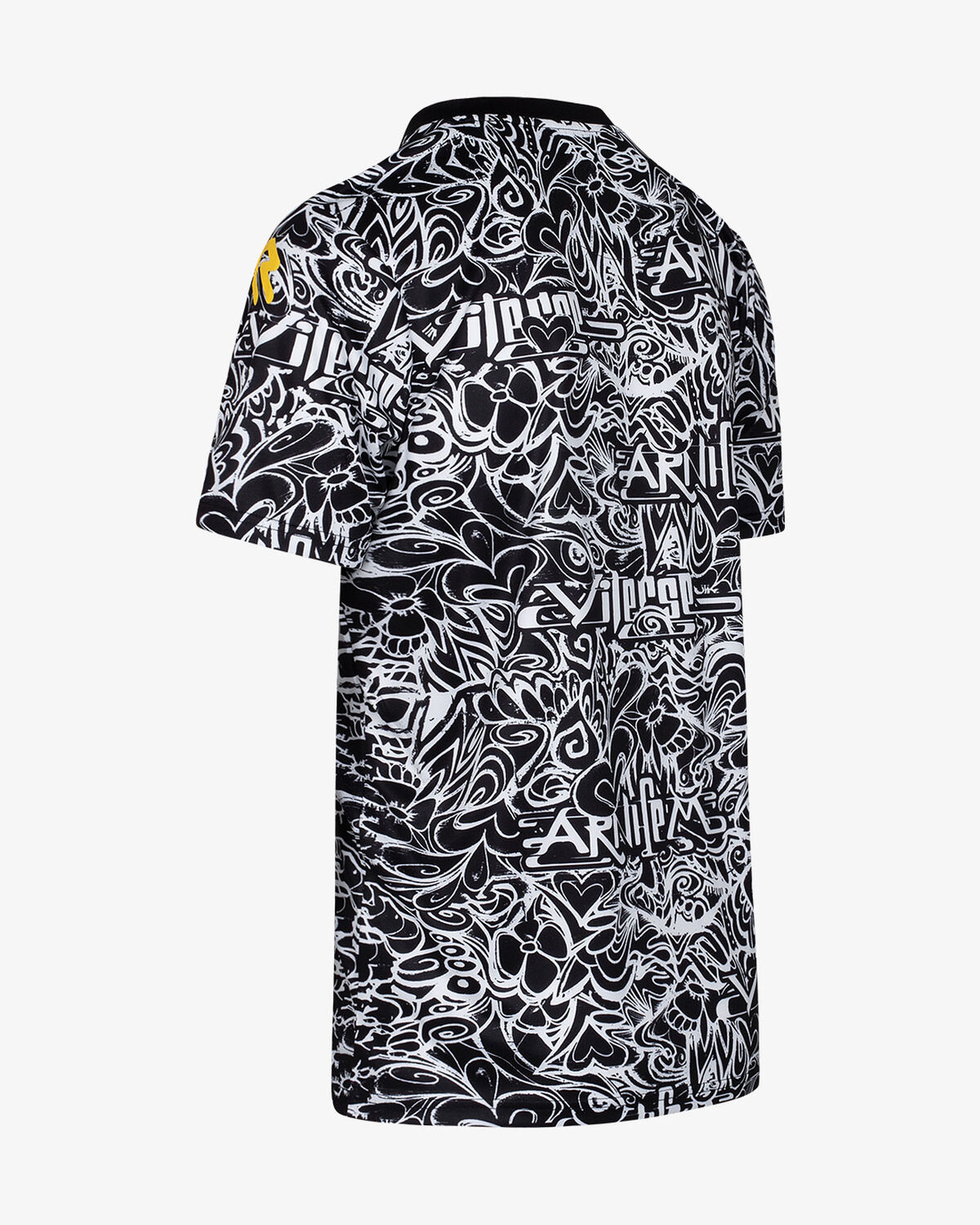 Vitesse Warm Up Shirt 25/26, Black/White, hi-res