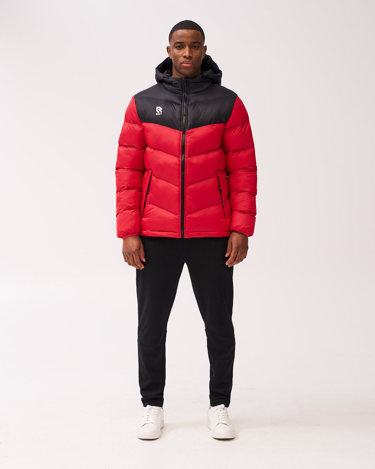 Performance Padded Jacket, Red/Black, hi-res