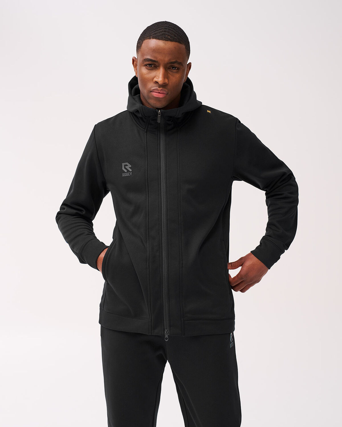 Travel Tracksuit Black, , hi-res