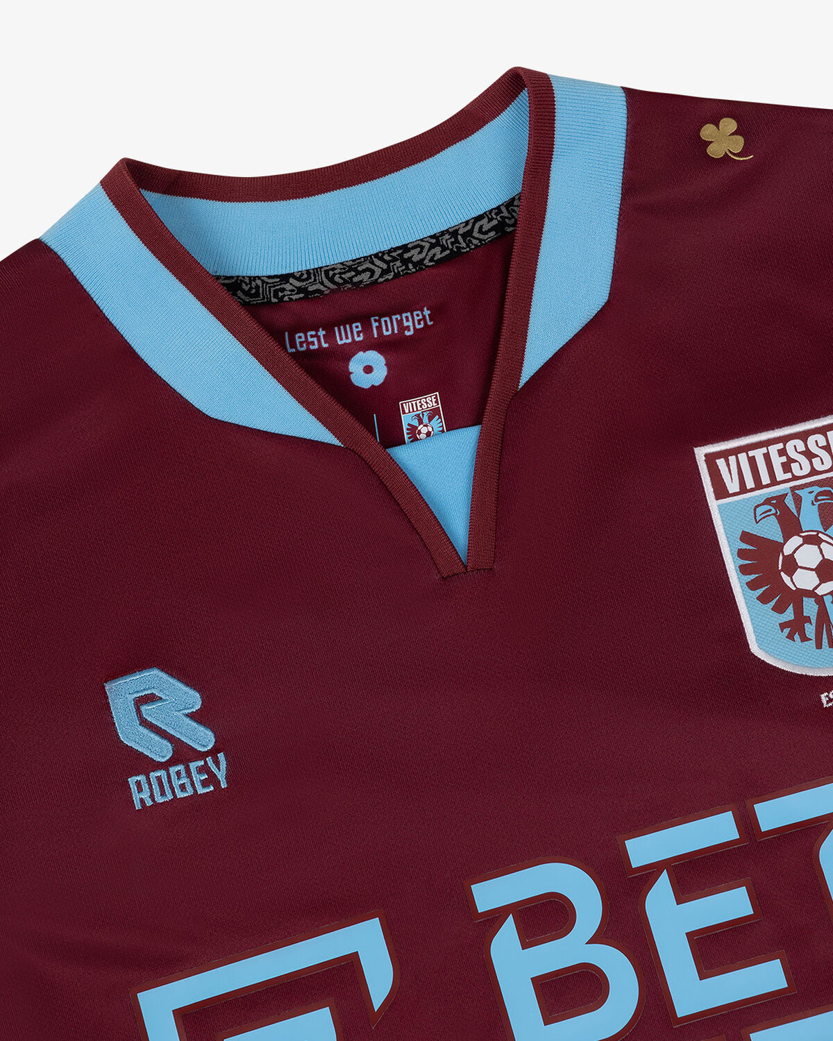 Vitesse Away Shirt 24/25, Maroon/Light Blue, hi-res