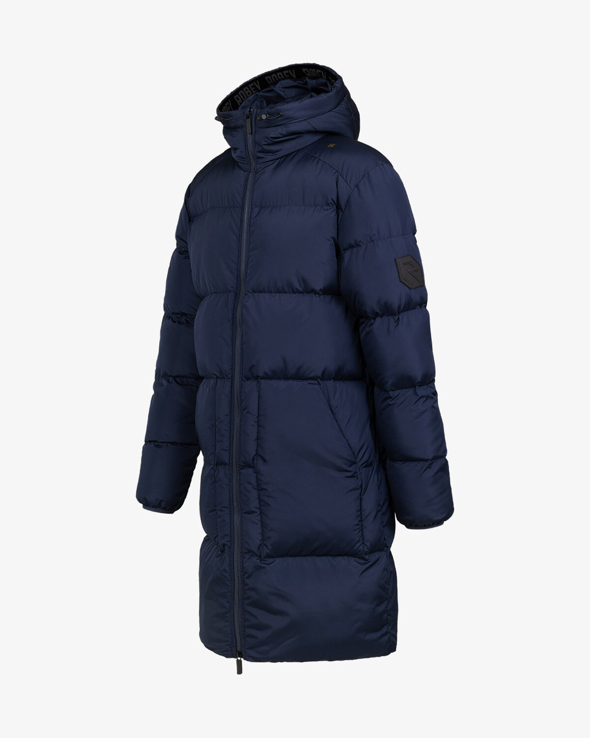 Ultra Long Padded Jacket, Navy, hi-res