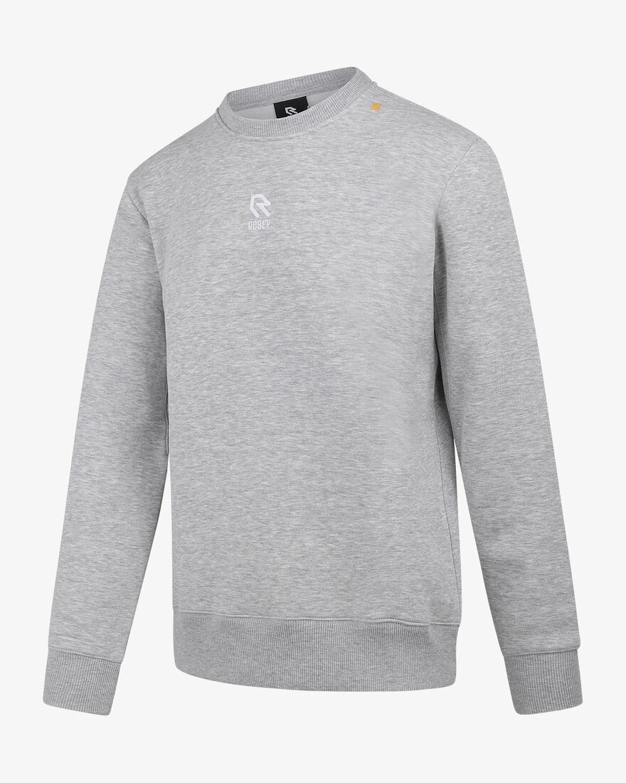 Brandpack Crewneck, Heather grey, hi-res