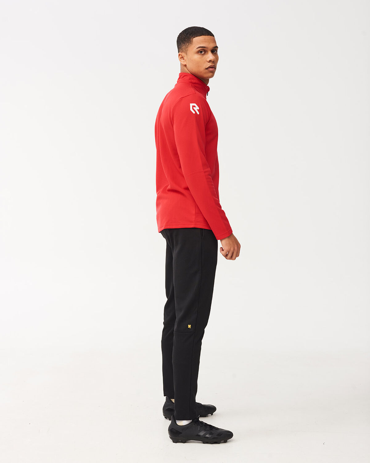 Crossbar Half-Zip, Red, hi-res