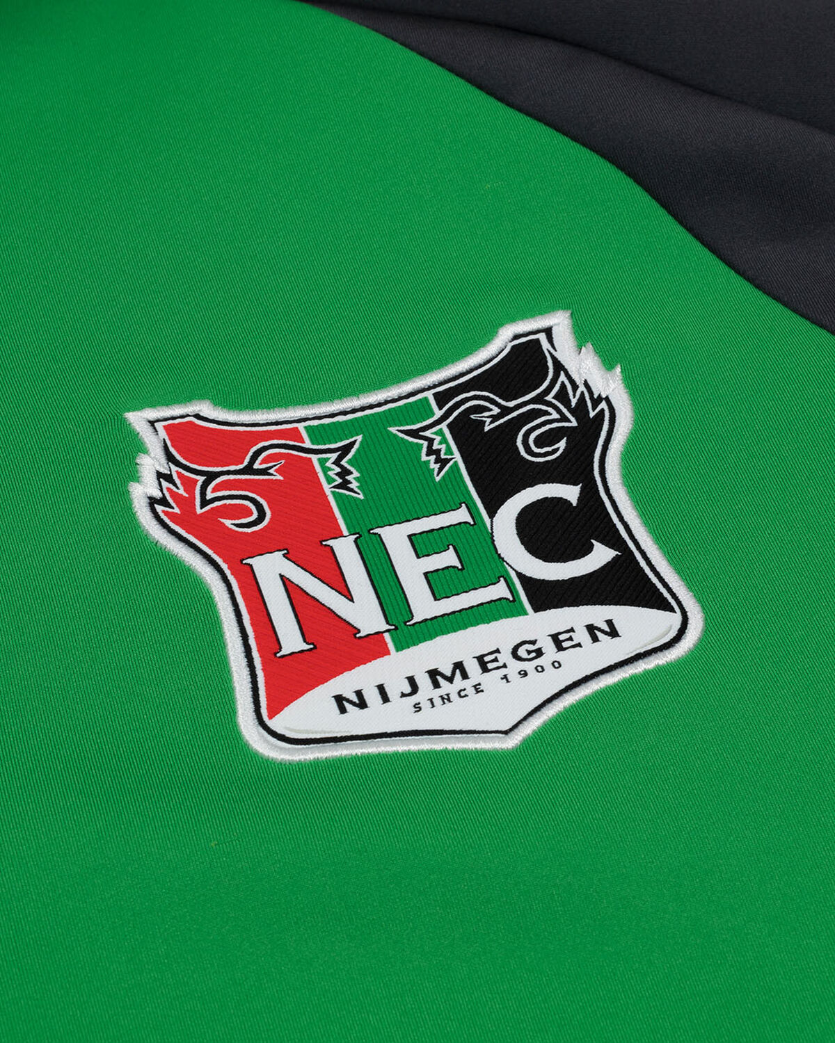 N.E.C. Presentation Top 25/26, Charcoal/Red/Green, hi-res