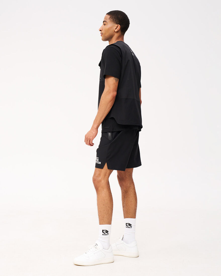 OTP x ROBEY Tammy Woven Bi-Stretch Utility Vest, Black, hi-res