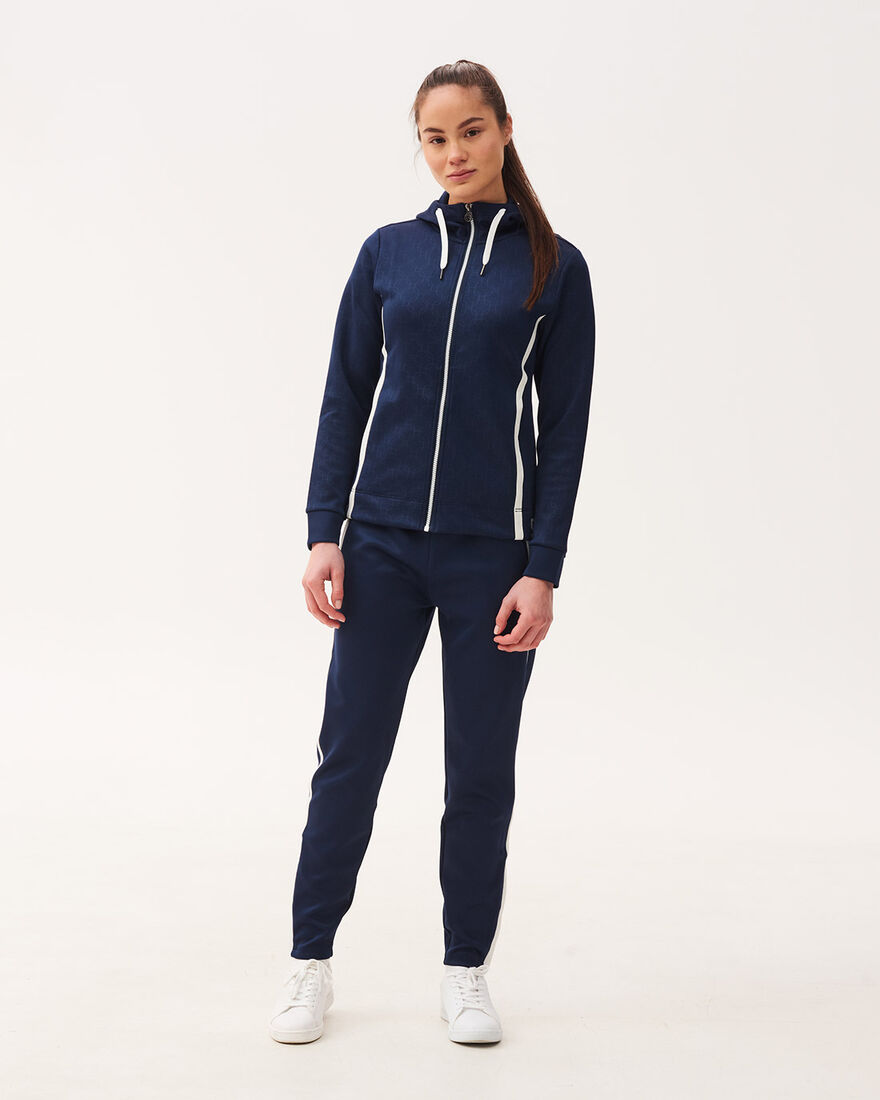 Tennis Forehand Tracksuit Full Zip Jacket, Match Navy, hi-res
