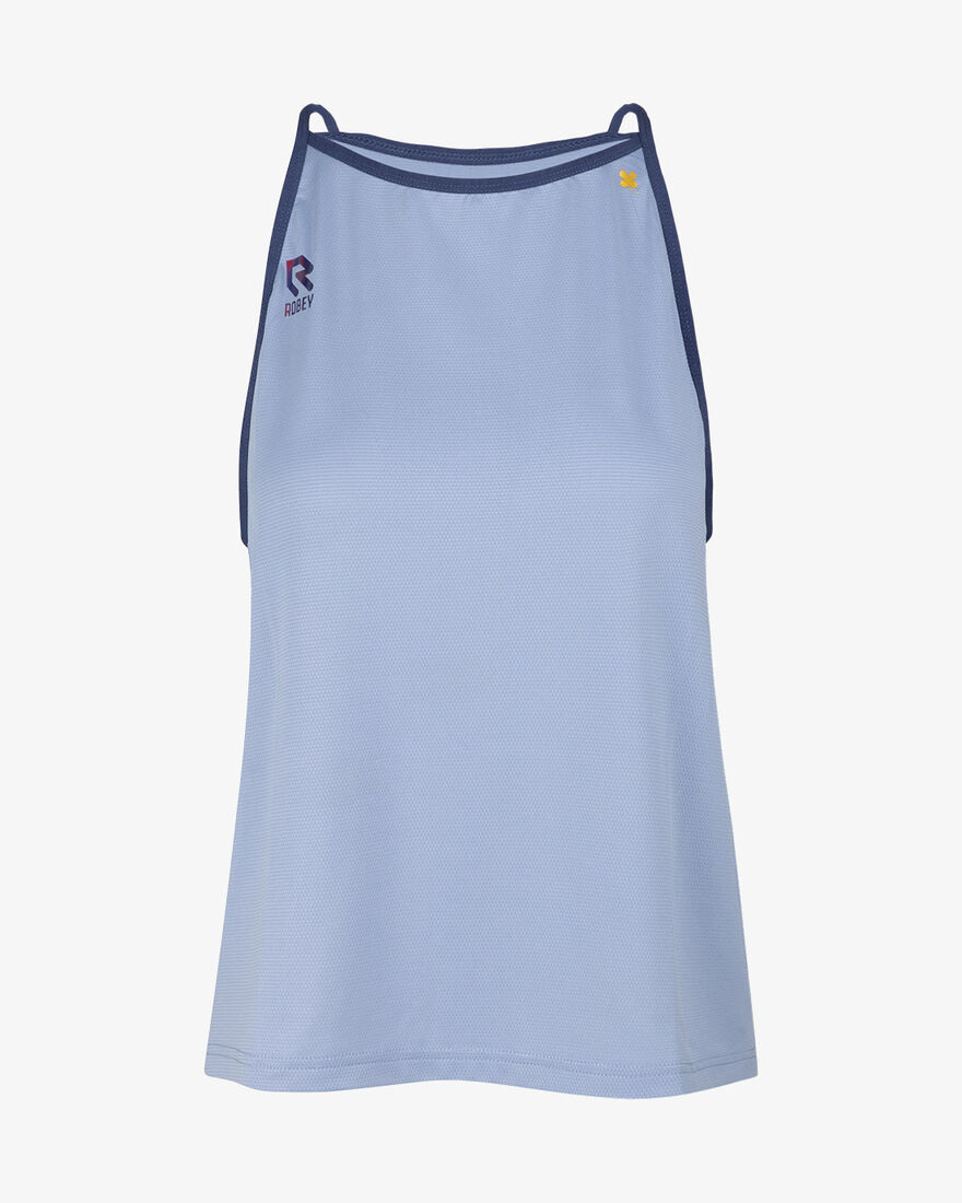 Women's Gym Singlet A-Line, De Nimes Blue, hi-res