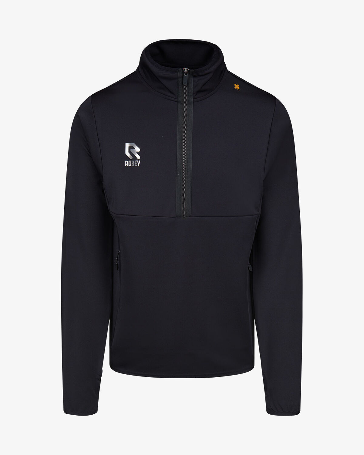 Off Pitch Scuba Half-Zip Top, Black, hi-res