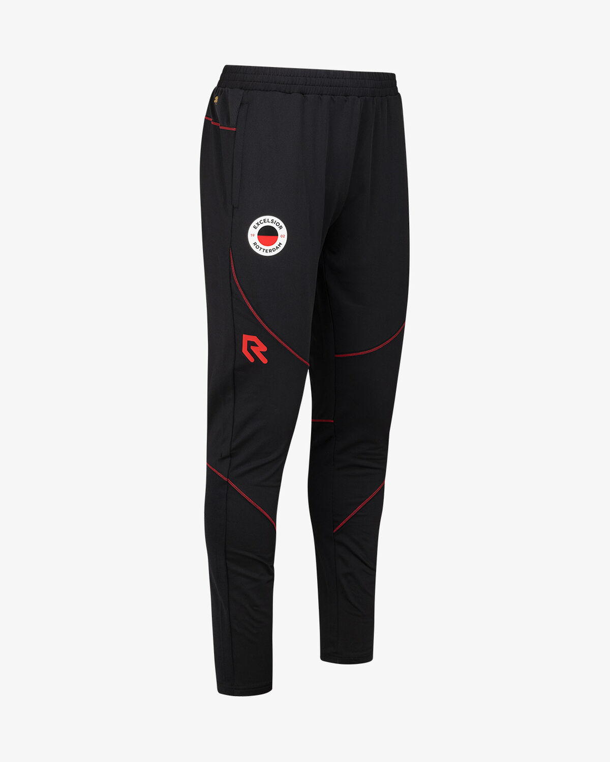 Excelsior Rotterdam Training Pant 25/26, Black/Red, hi-res