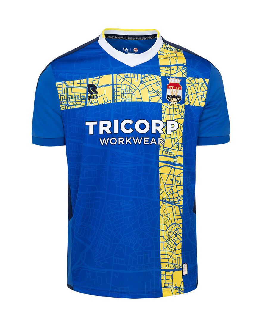 Willem II Match Shirt 22/23 SS, Blue/White Stripe, hi-res