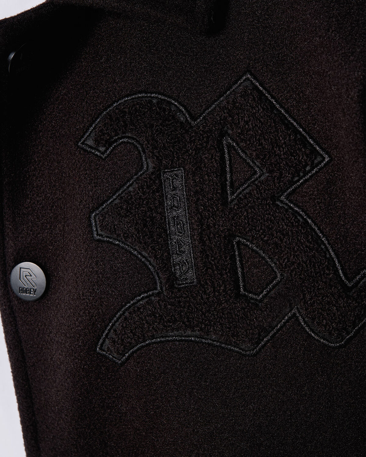 Robey Varsity Jacket, Black, hi-res