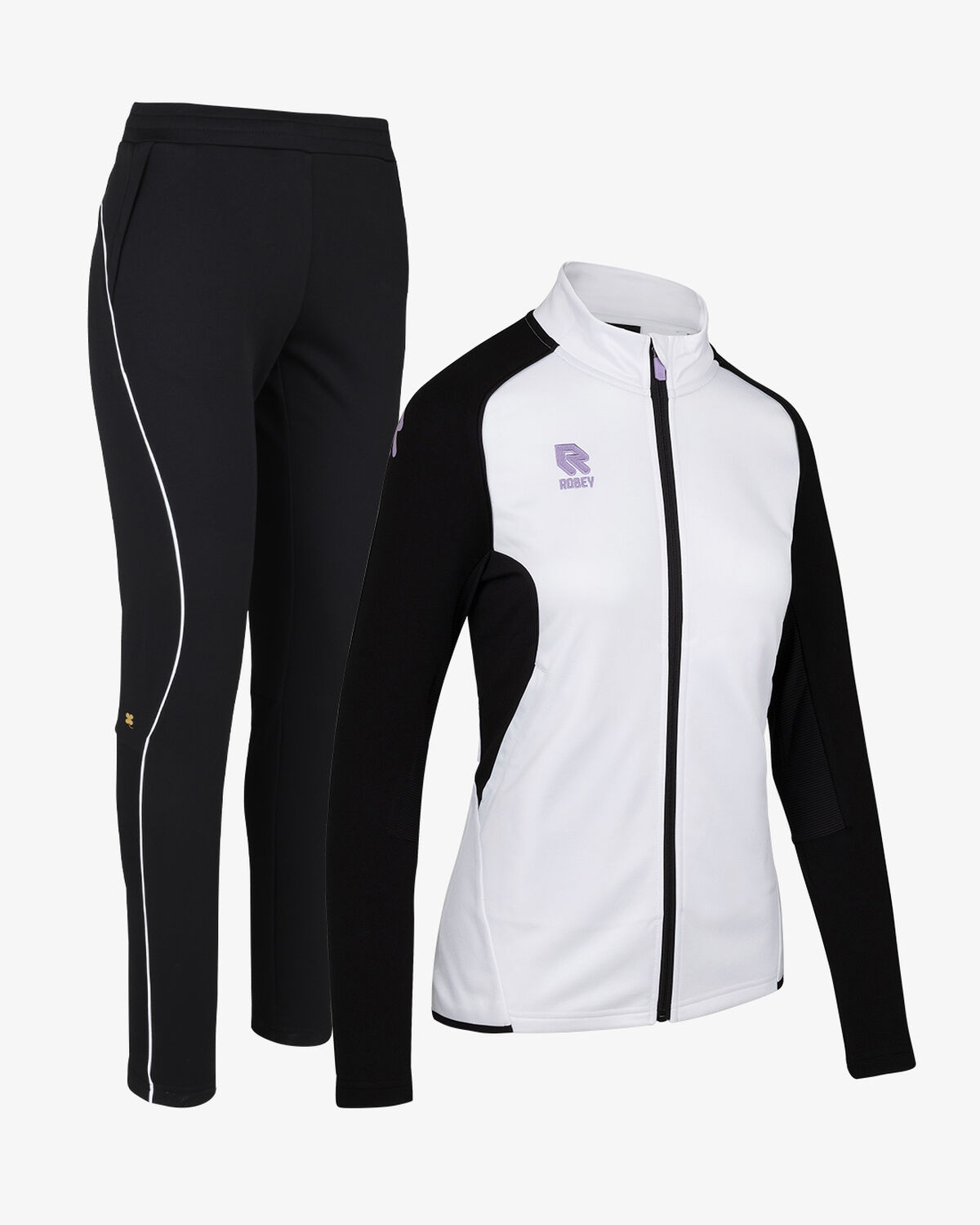Women's Forward Tracksuit Black/White, , hi-res