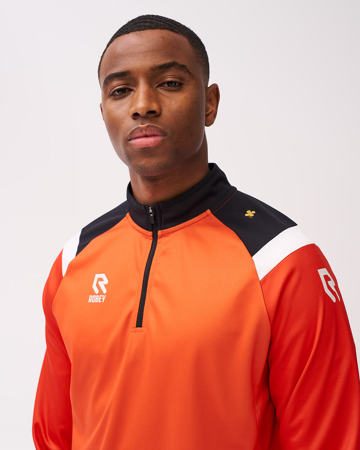Control Half-Zip Top, Orange/Miscellaneous, hi-res