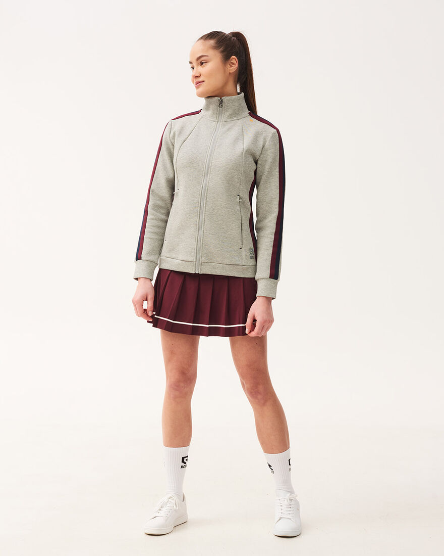 Tennis Tweener Full Zip Jacket, Heather grey, hi-res