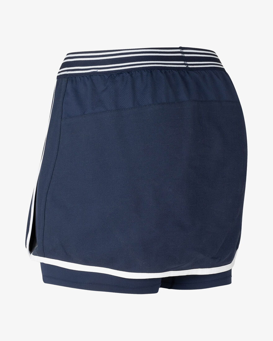 Tennis Deuce Wrap Skirt, Match Navy, hi-res