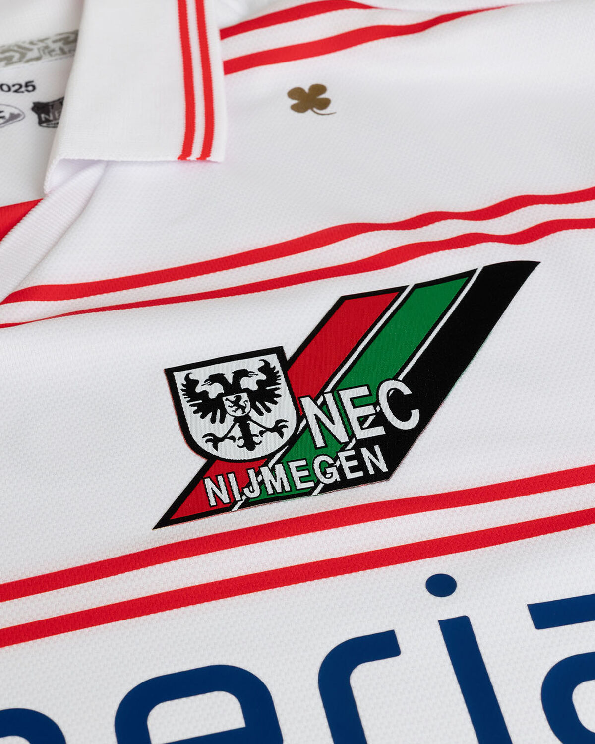N.E.C. Wedstrijdshirt Uit #2 25/26, Red/White, hi-res