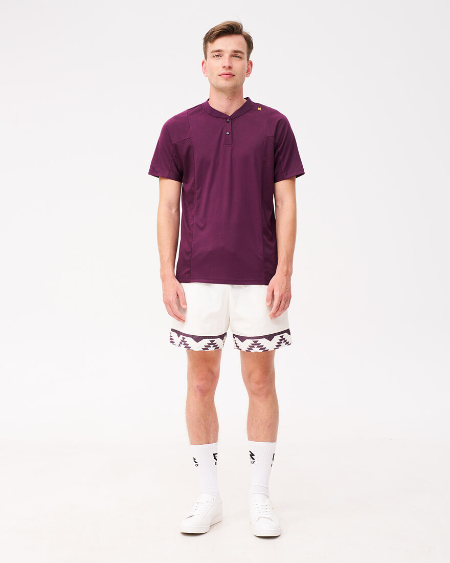 Grand Slam Tennis Short, Off White/Berry, hi-res