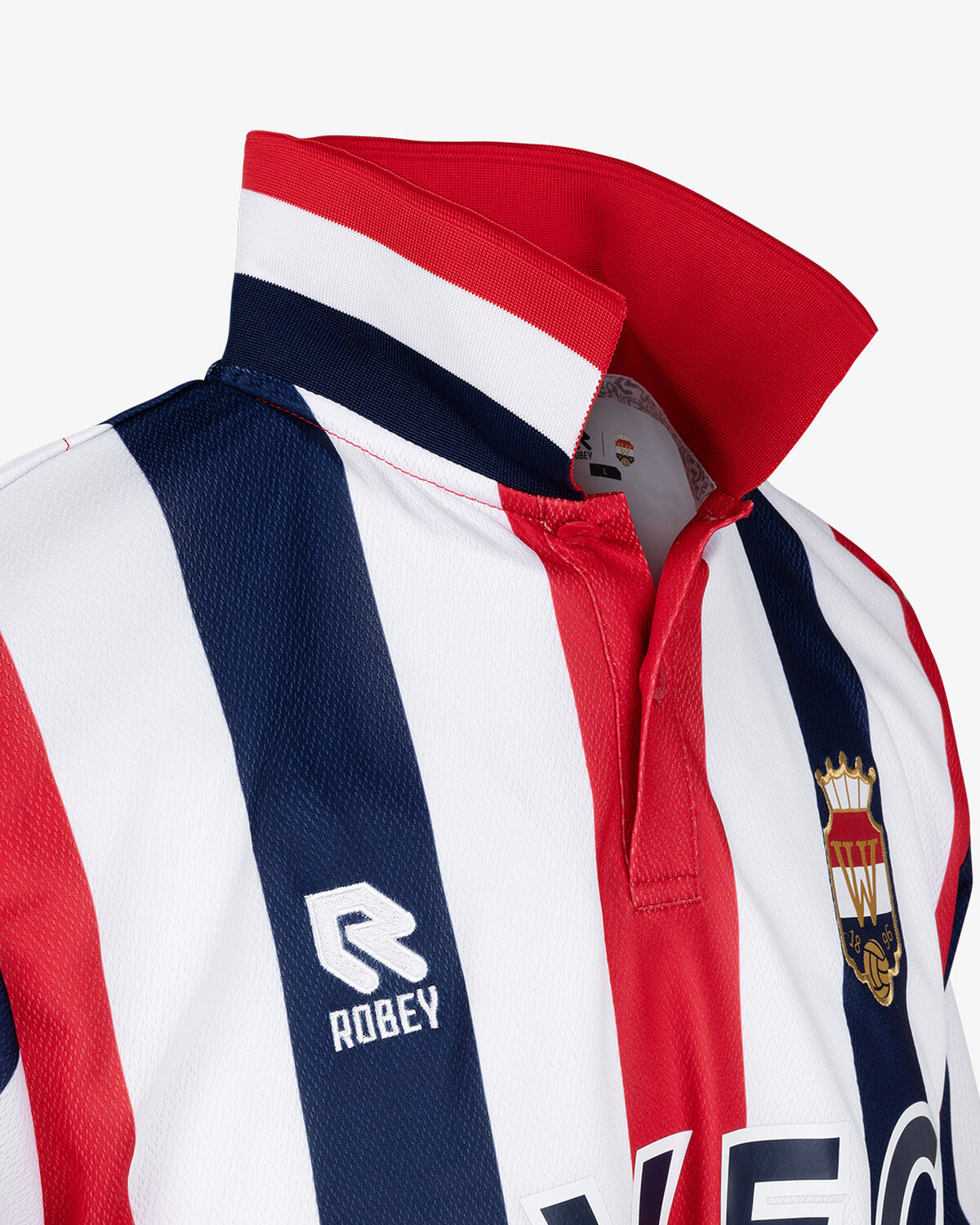 Willem II Home Shirt 23/24, Red/White, hi-res