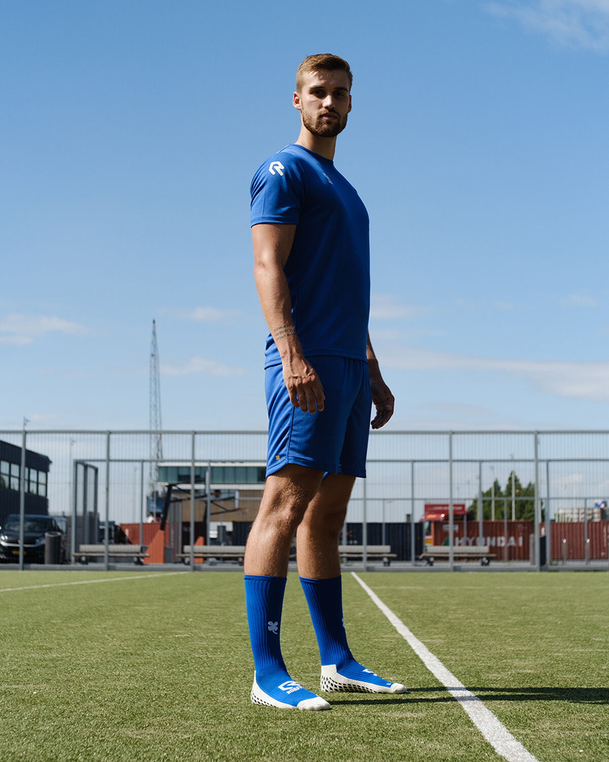 Grip Socks, Royal Blue, hi-res