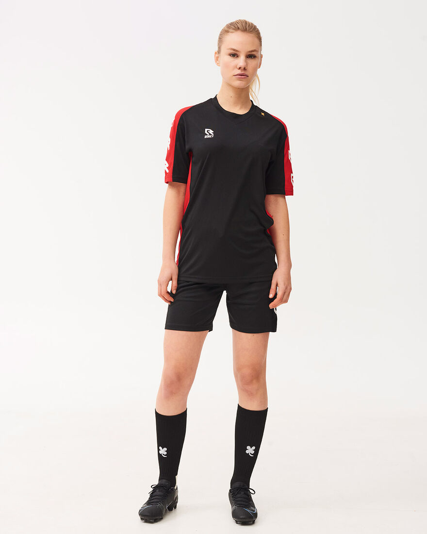 Performance Shirt, Black/Red, hi-res