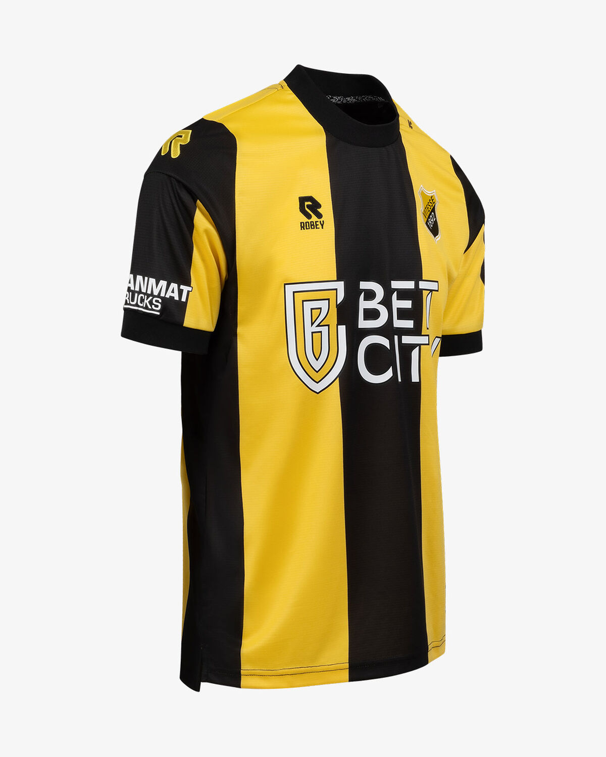 Vitesse Home Shirt Senior 24/25, Black/Yellow, hi-res