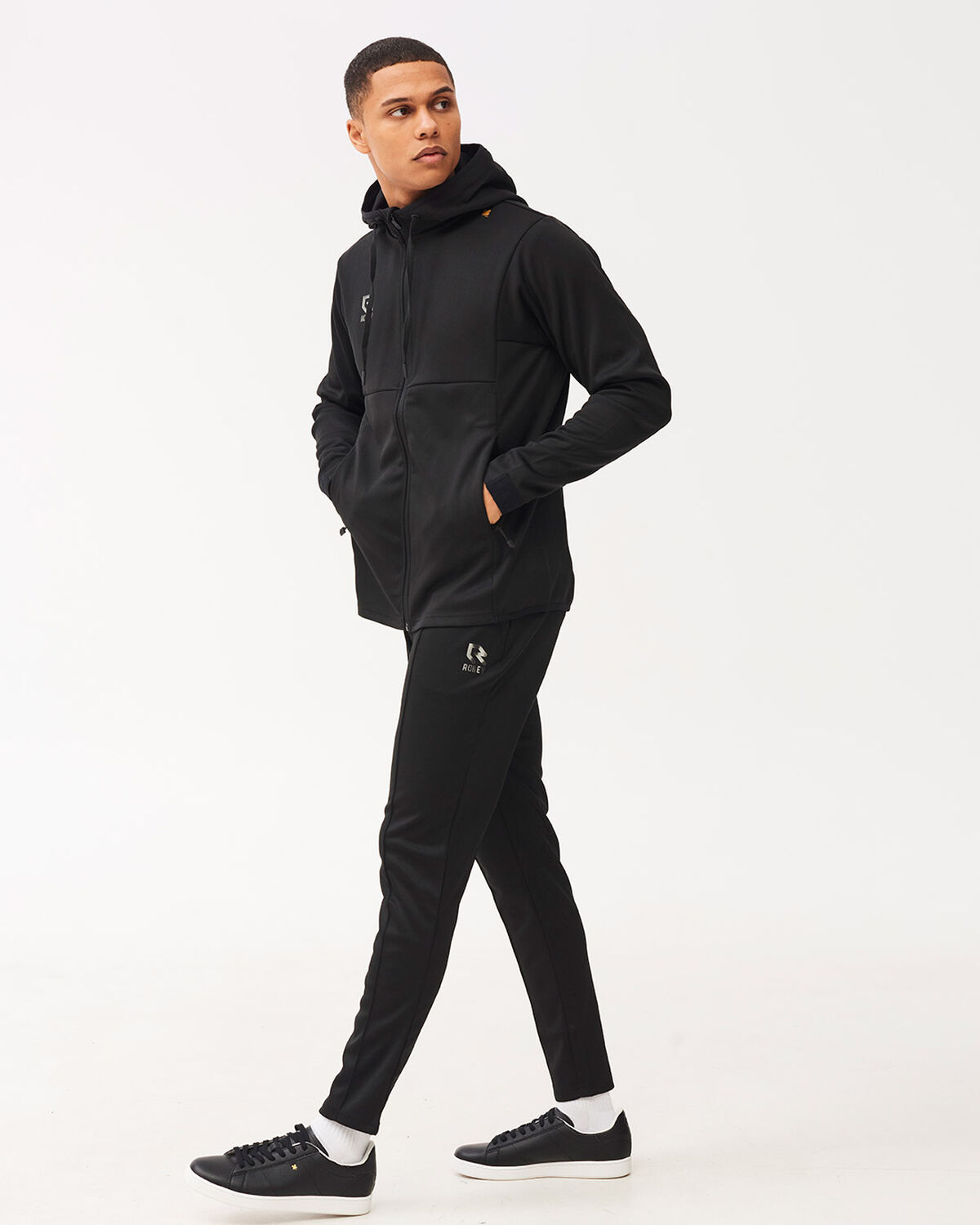 Off Pitch Scuba Full-Zip Hoodie, Black, hi-res