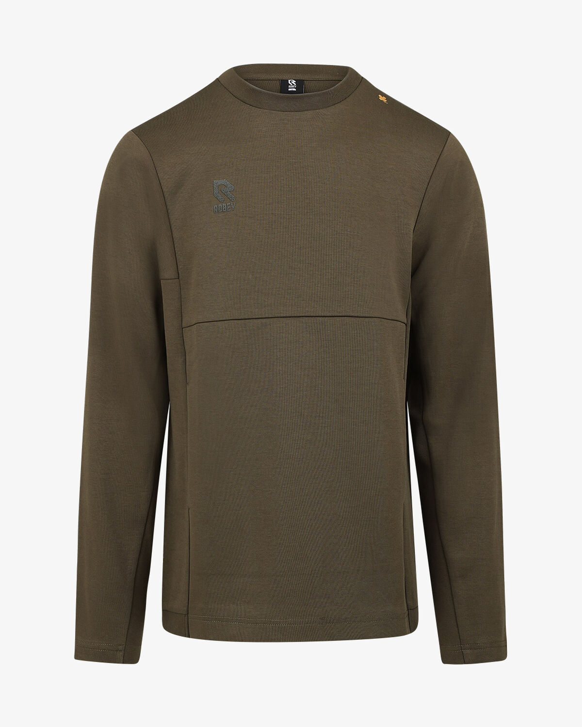 Off Pitch Cotton Crewneck Sweater, Olive, hi-res