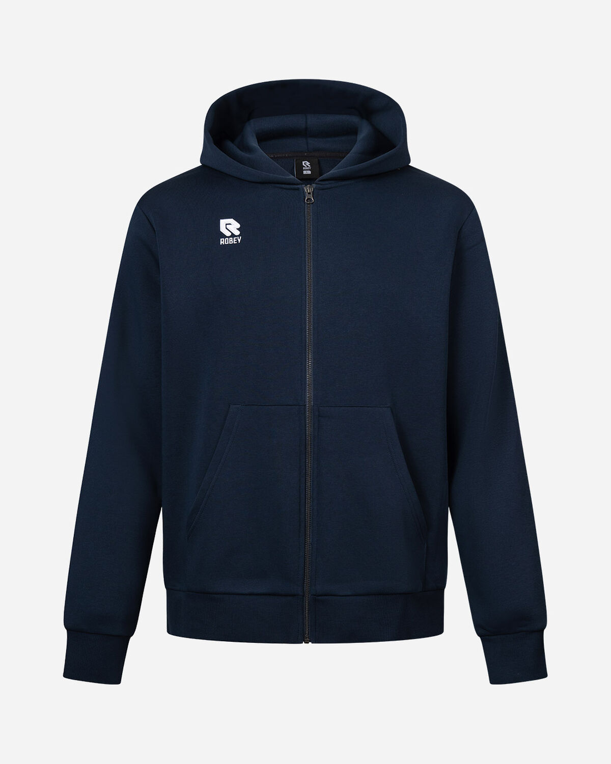 Brandpack Hoodie Full-Zip, Navy, hi-res