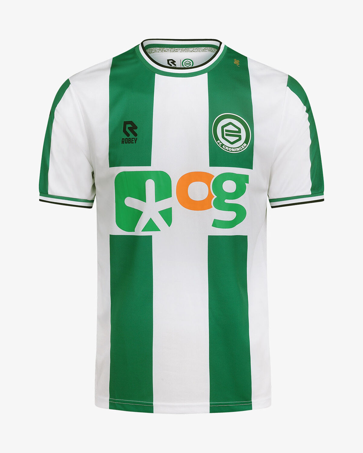 FC Groningen Home Shirt 23/24, White/Green, hi-res