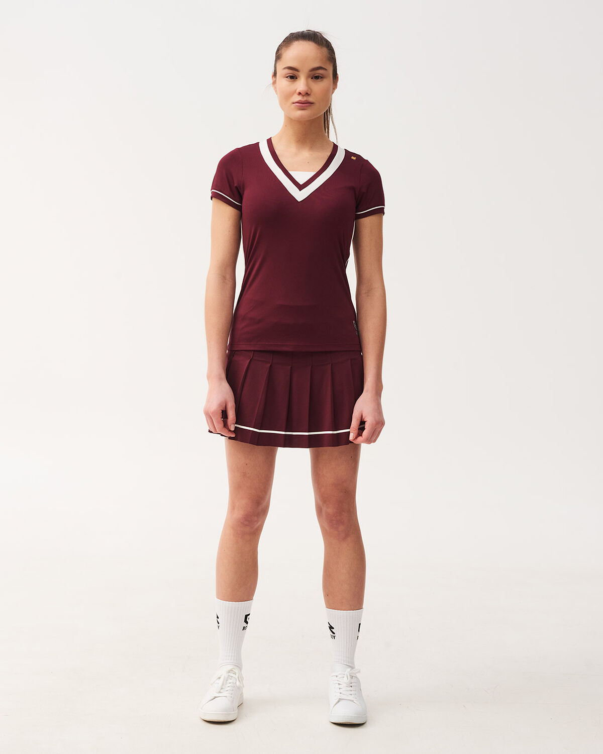 Tennis Match T-Shirt, Cross Red, hi-res