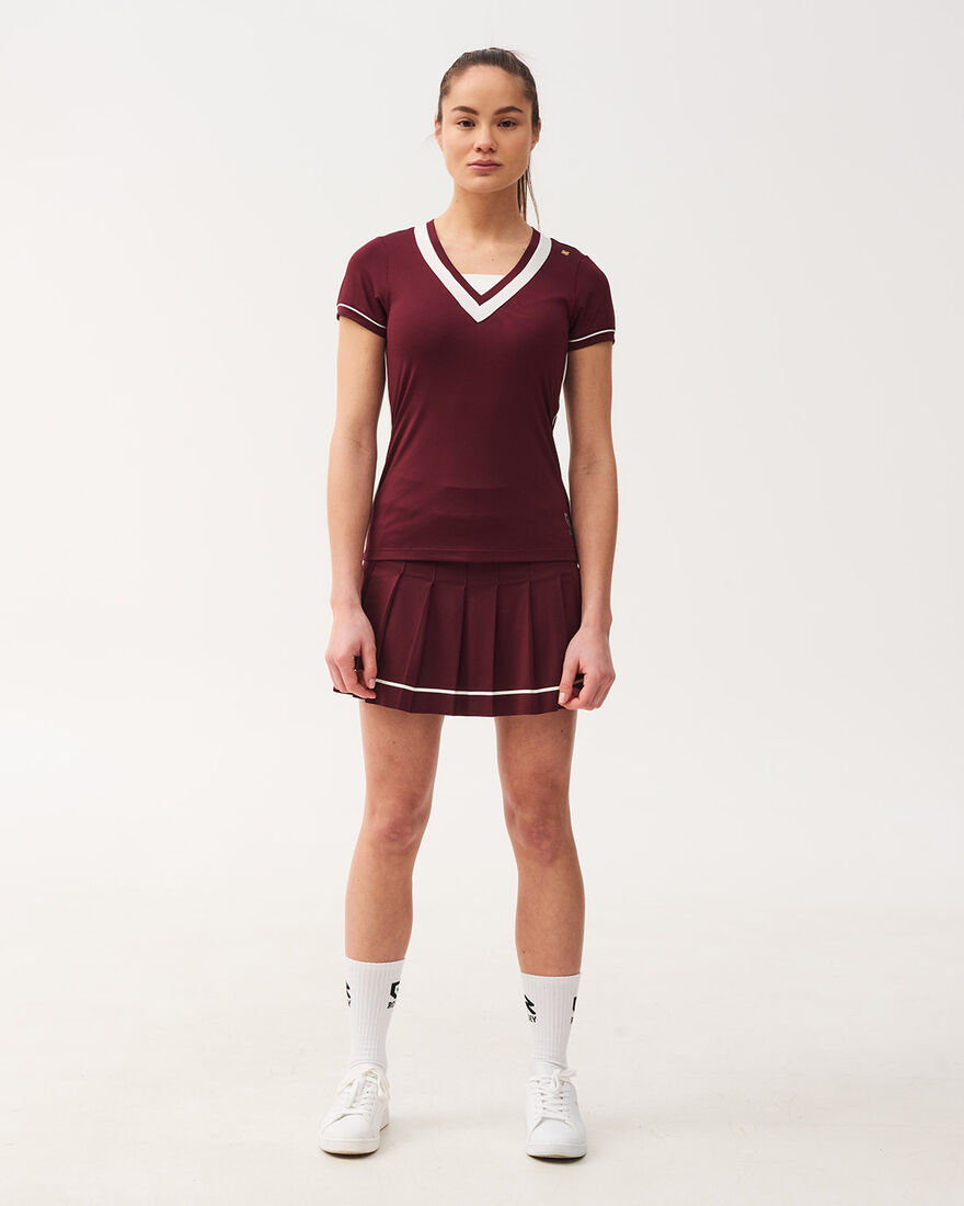 Tennis Match T-Shirt, Cross Red, hi-res