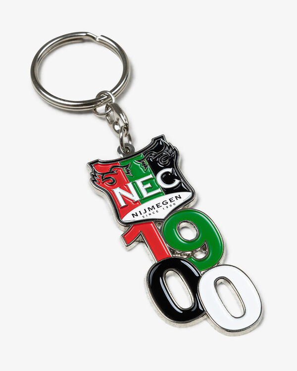 N.E.C. Sleutelhanger Metaal Est. 1900